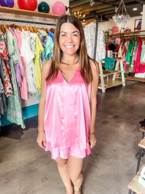 Adrienne Roxy Top - Bubblegum