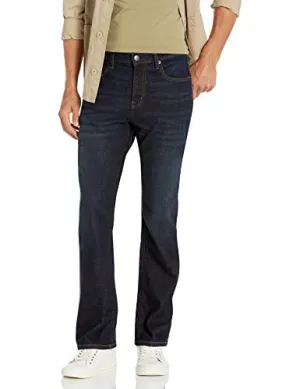 Amazon Essentials Men's Straight-Fit Stretch Bootcut Jean, Rinsed Vintage, 40W x 30L