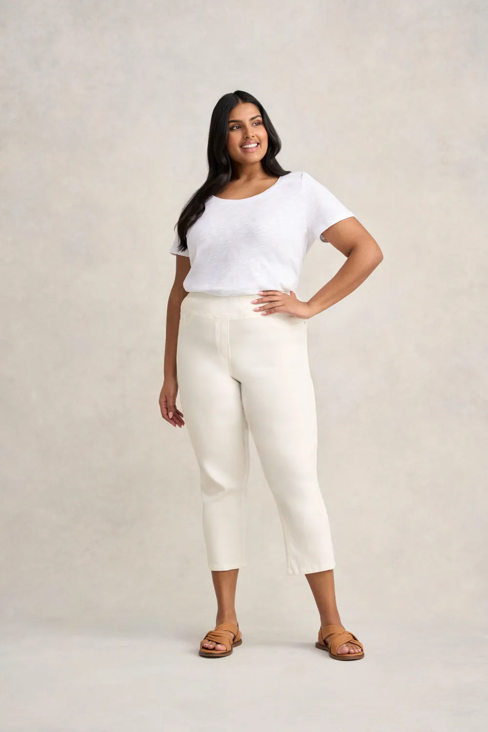 Bengajean® 7/8 Straight Leg - Cream