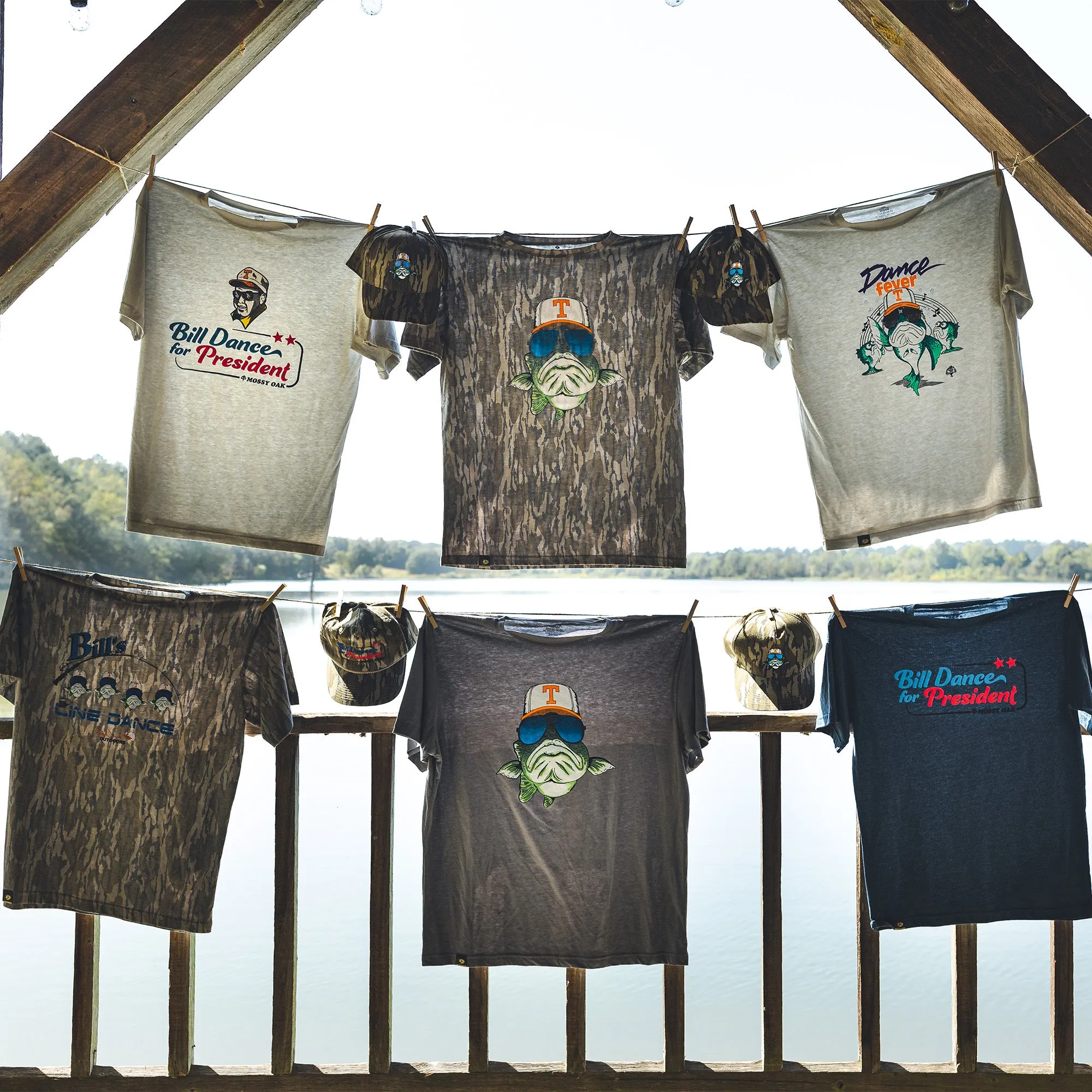Bill Dance Line Dance Washed Out Tee