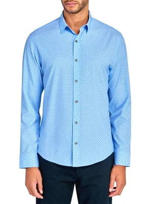 Blue Dot Long Sleeve Shirt