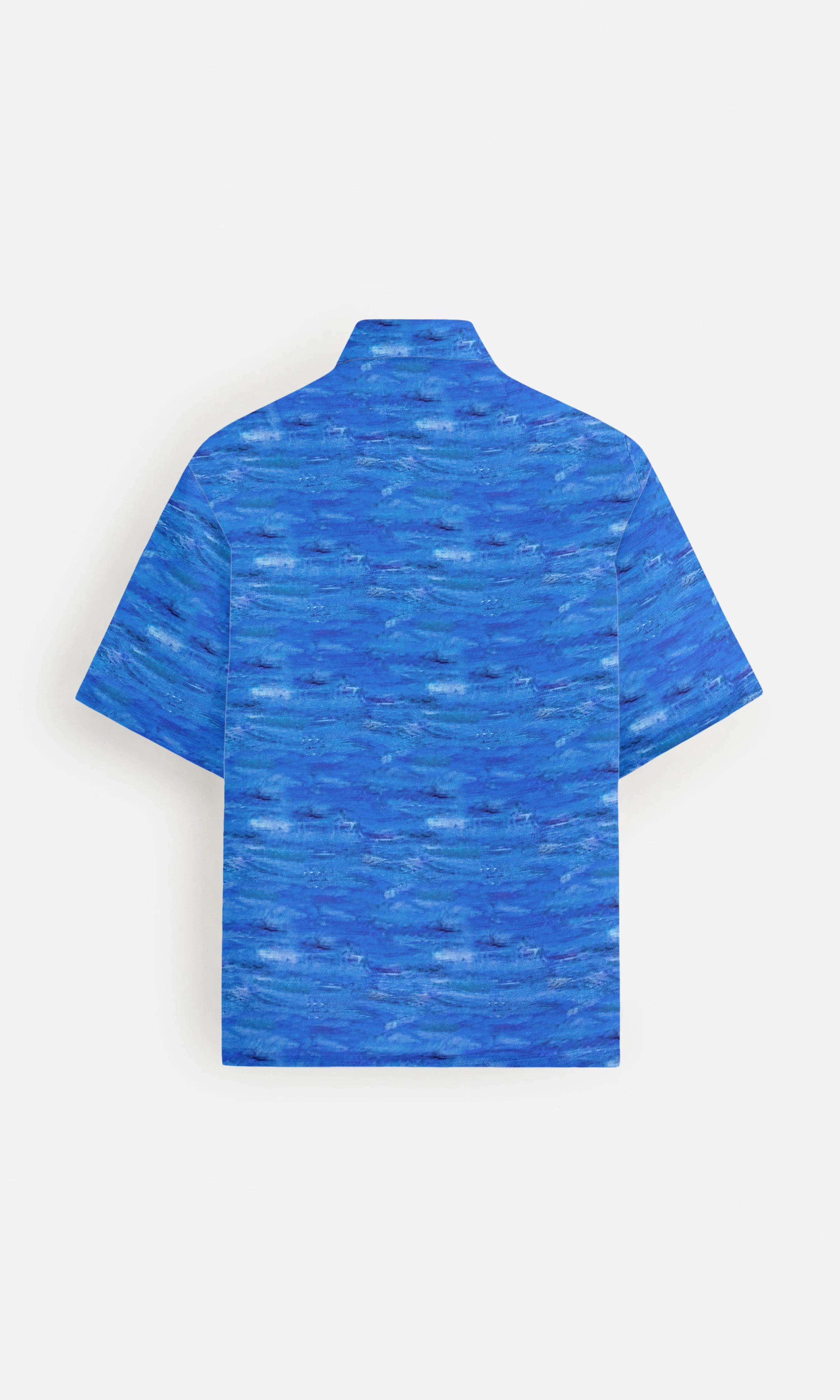 Blue Serenity Pure Ecovero (viscose) Short Sleeve Shirt