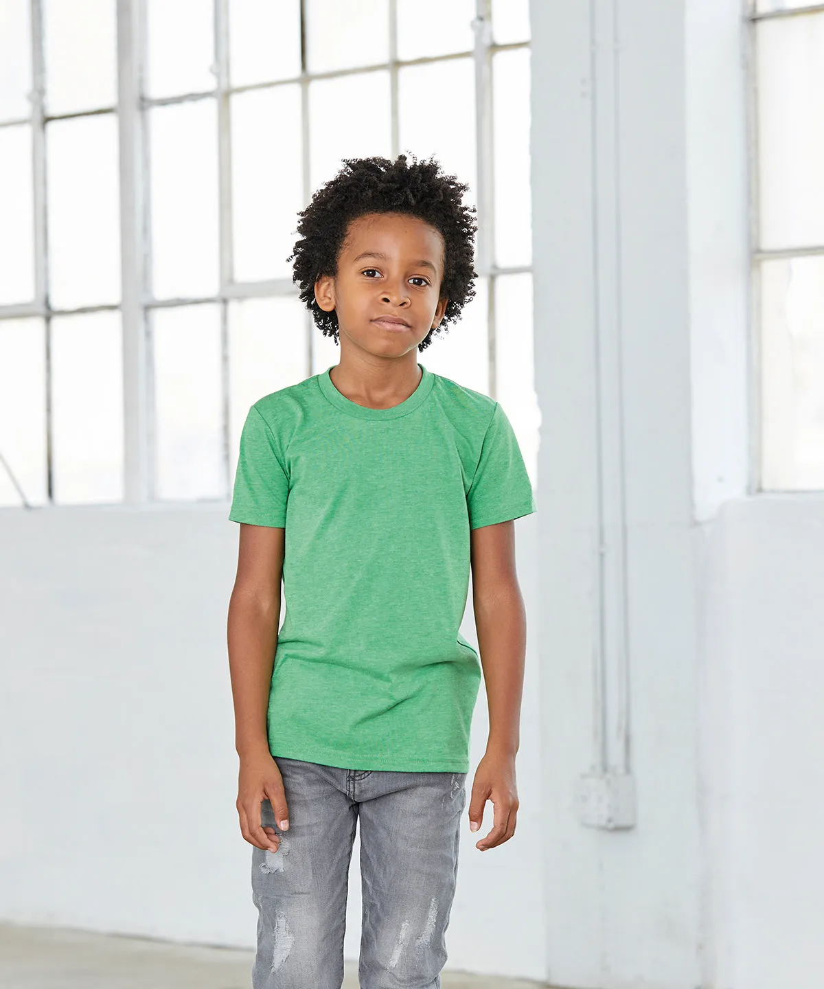 Blue Triblend - Youth triblend short sleeve tee
