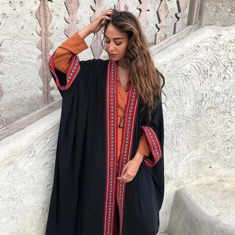 Bohemian Flare Sleeve Swimsuit Cover Up