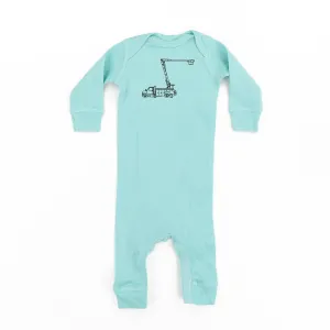 BOOM TRUCK - Minimalist Design - One Piece Baby Sleeper