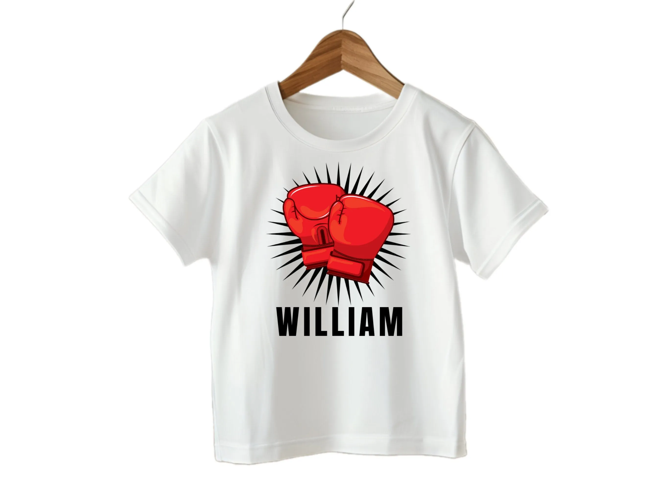 Boys Custom Boxing Sports Shirt Gift - Personalized Sports T-Shirt