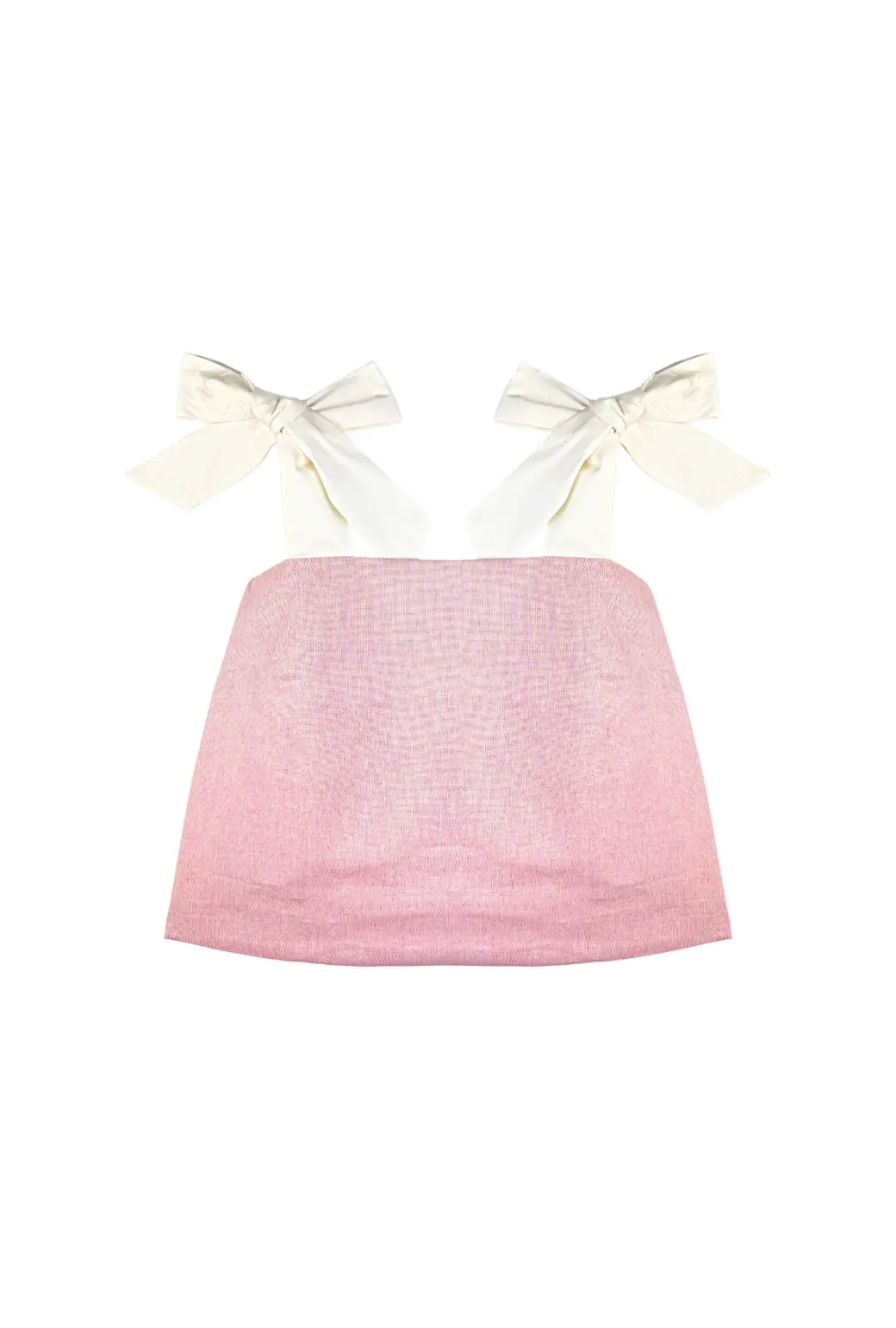 Buru x PBL Pillar Top - Pink Shimmer Linen