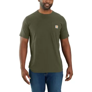 Carhartt Mens Force Relaxed Fit Midweight Pocket Work T-Shirt - 106652-G73