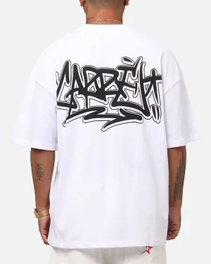 Carre Tagged Drop Shoulder T-Shirt White
