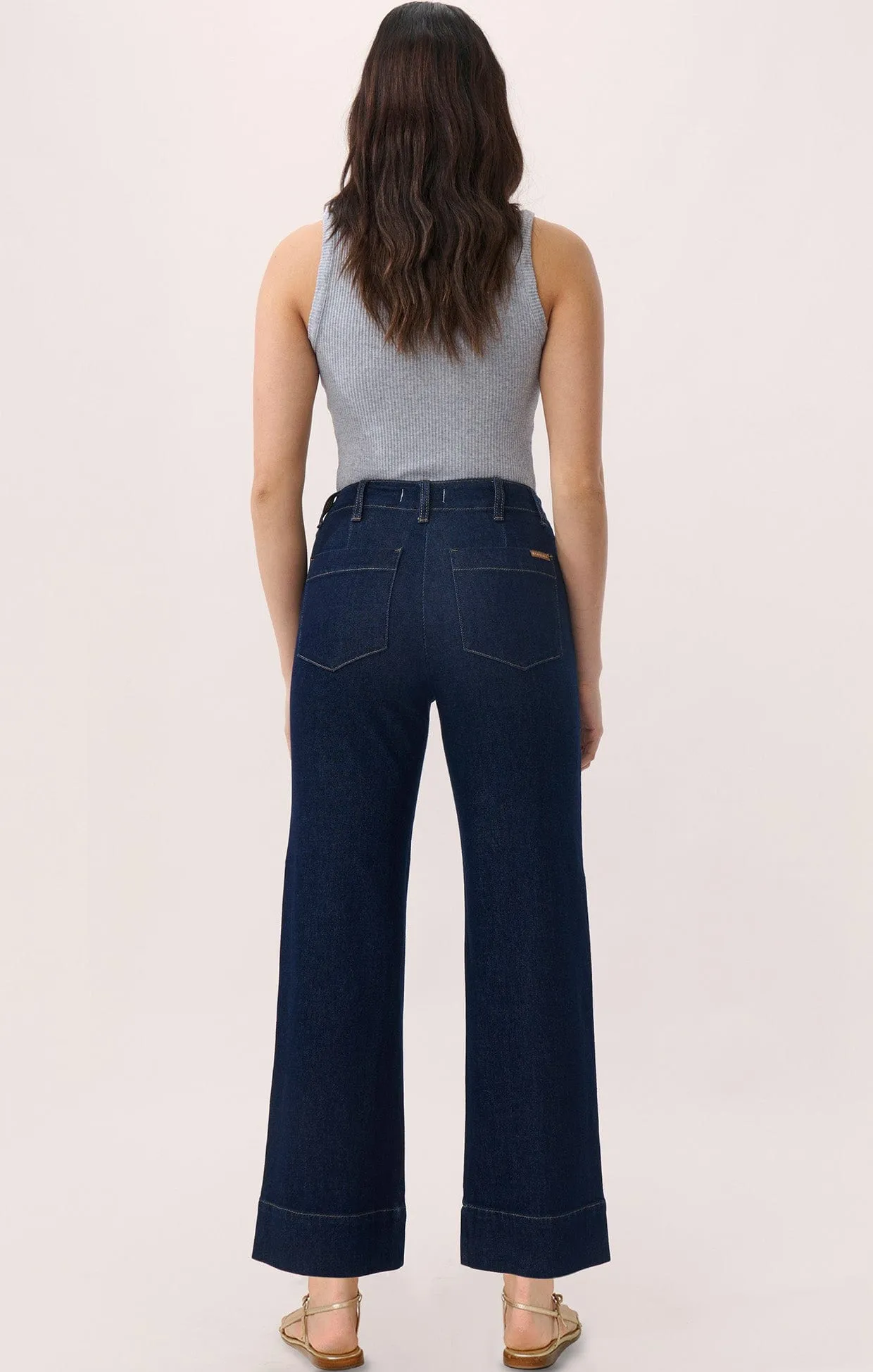 CELESTE WIDE LEG JEAN IN INDIGO