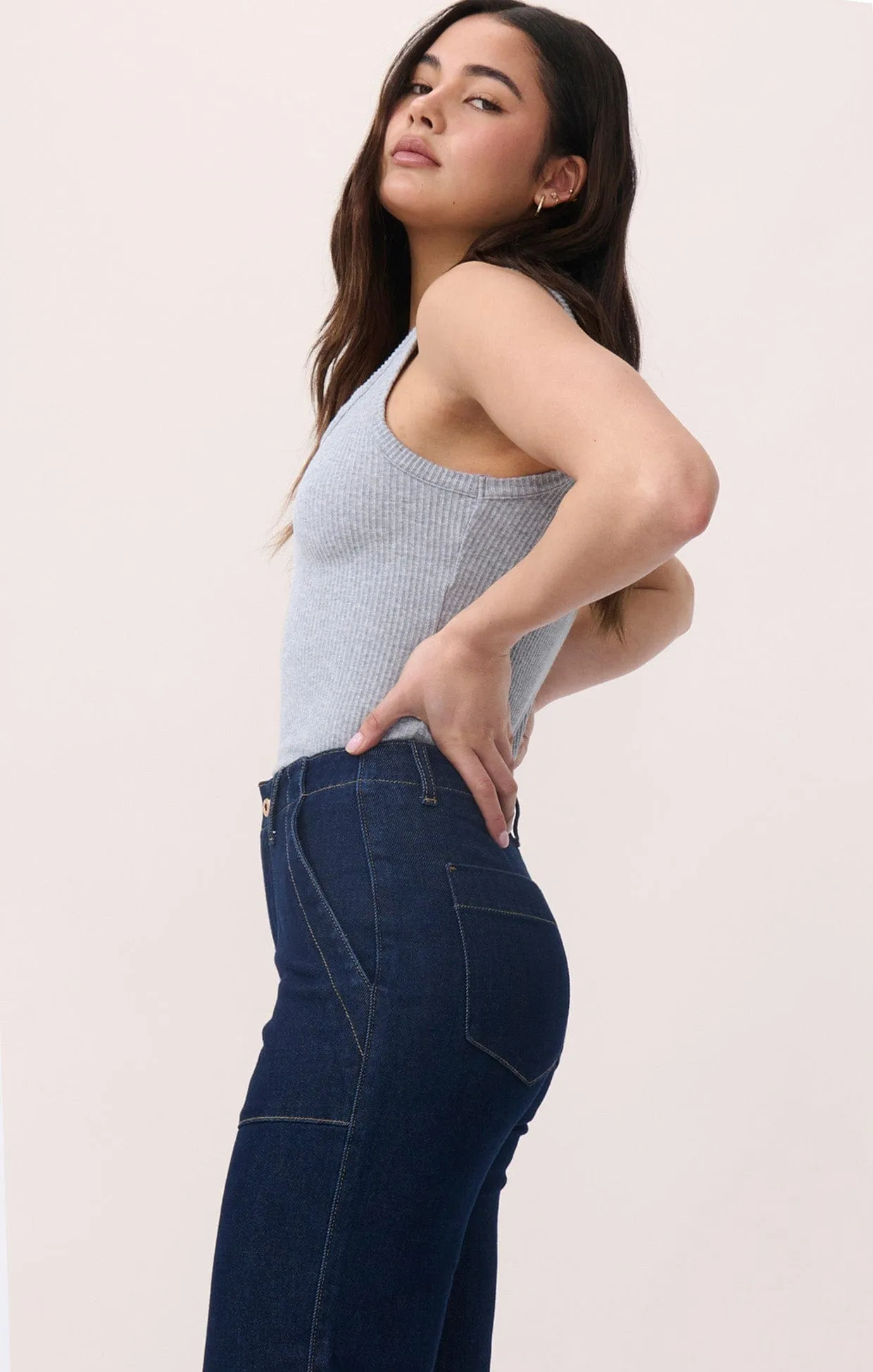 CELESTE WIDE LEG JEAN IN INDIGO