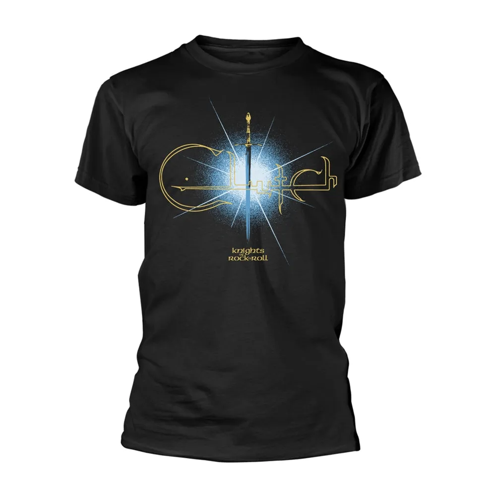 Clutch Unisex T-shirt: Knights Of Rock N Roll