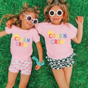 Cousin Crew Summer Matching Pink T-Shirts