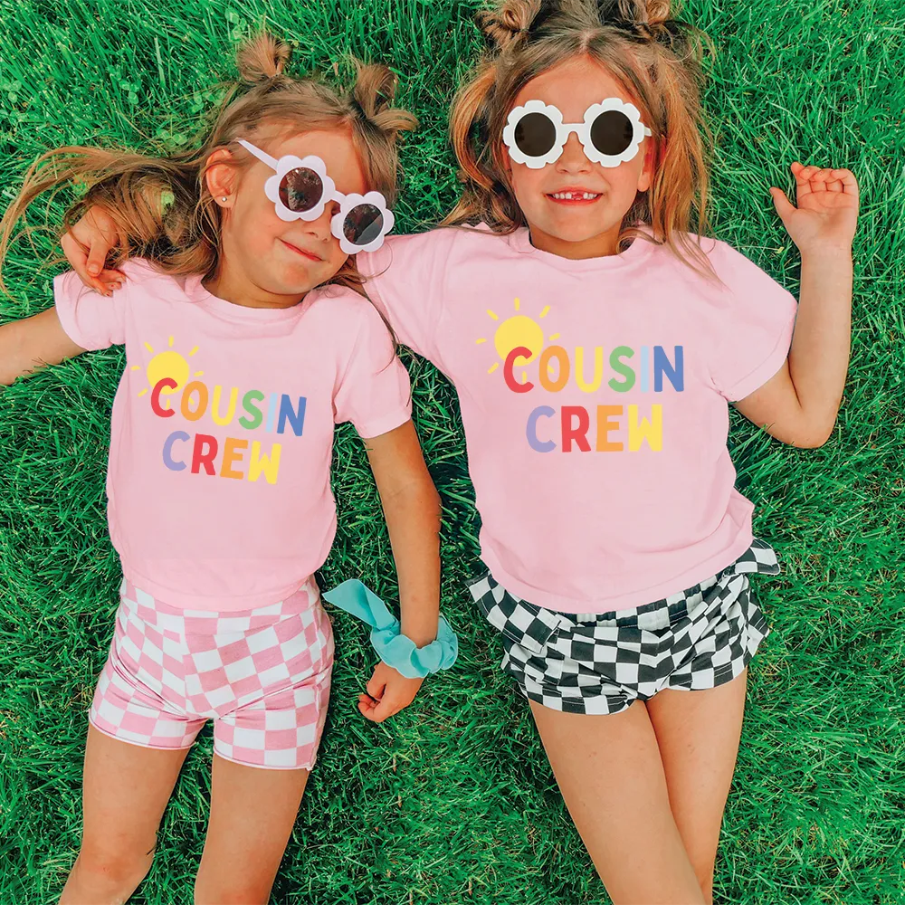 Cousin Crew Summer Matching Pink T-Shirts