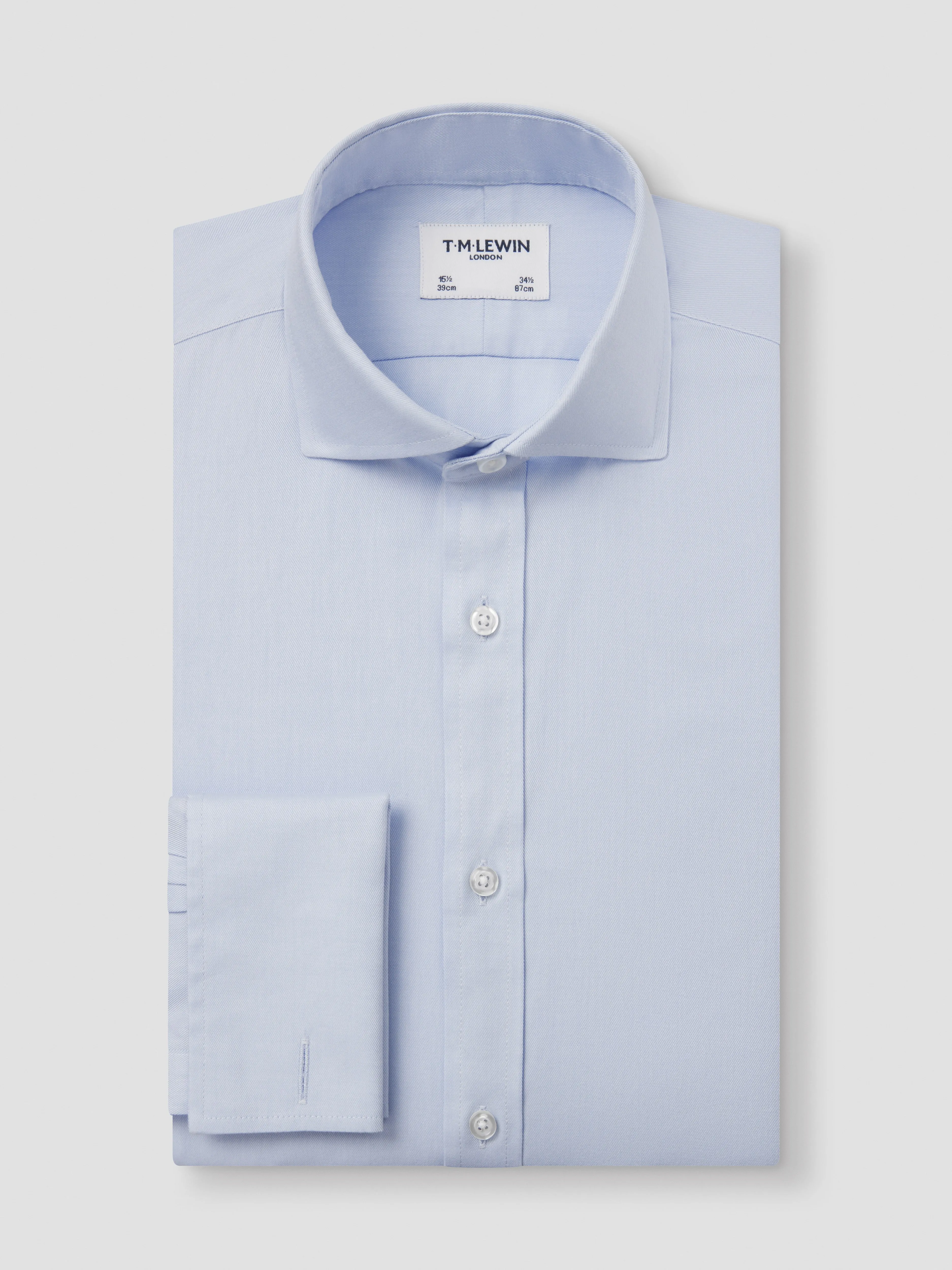 Cutaway Collar Non-Iron Twill