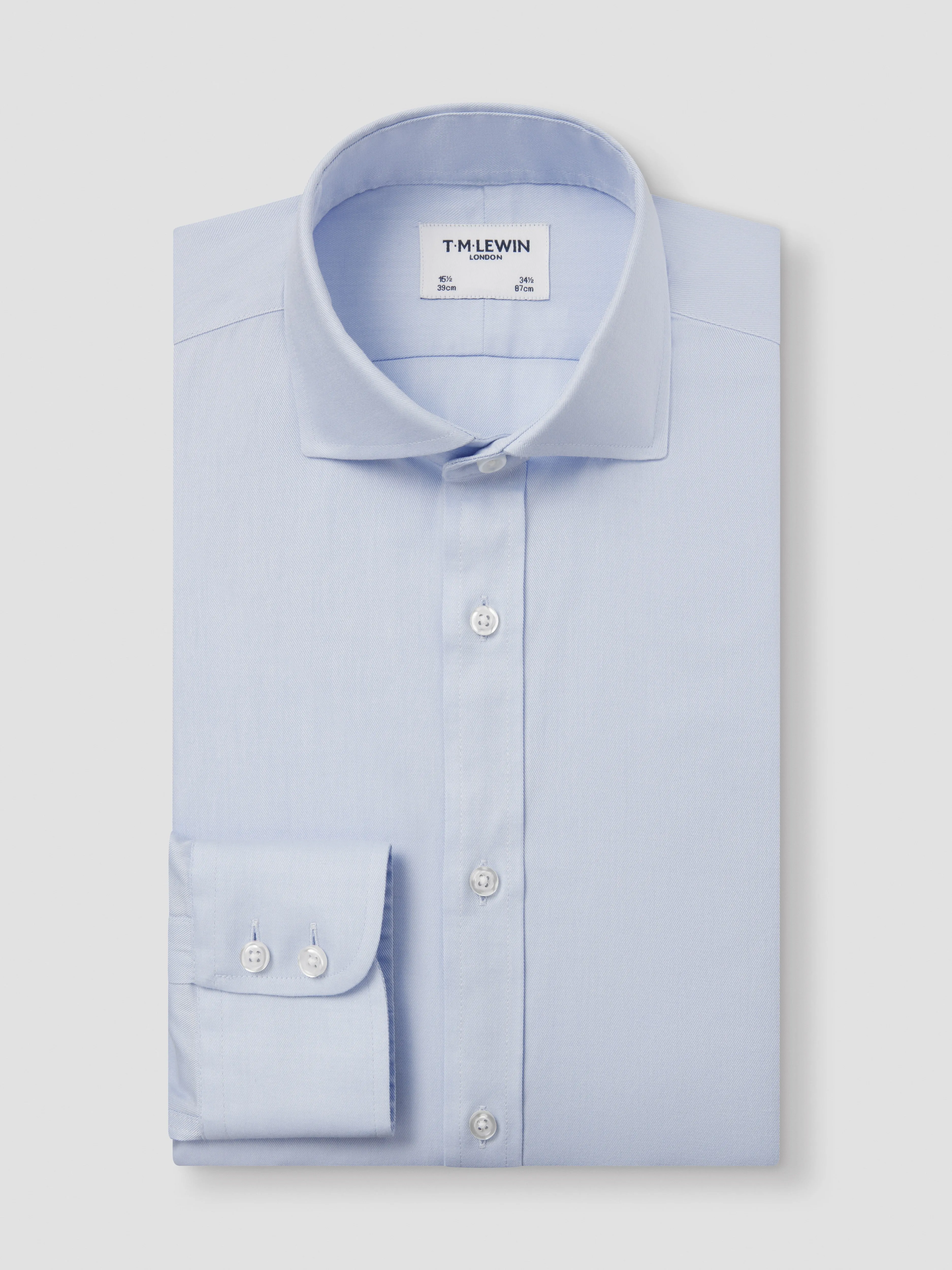 Cutaway Collar Non-Iron Twill