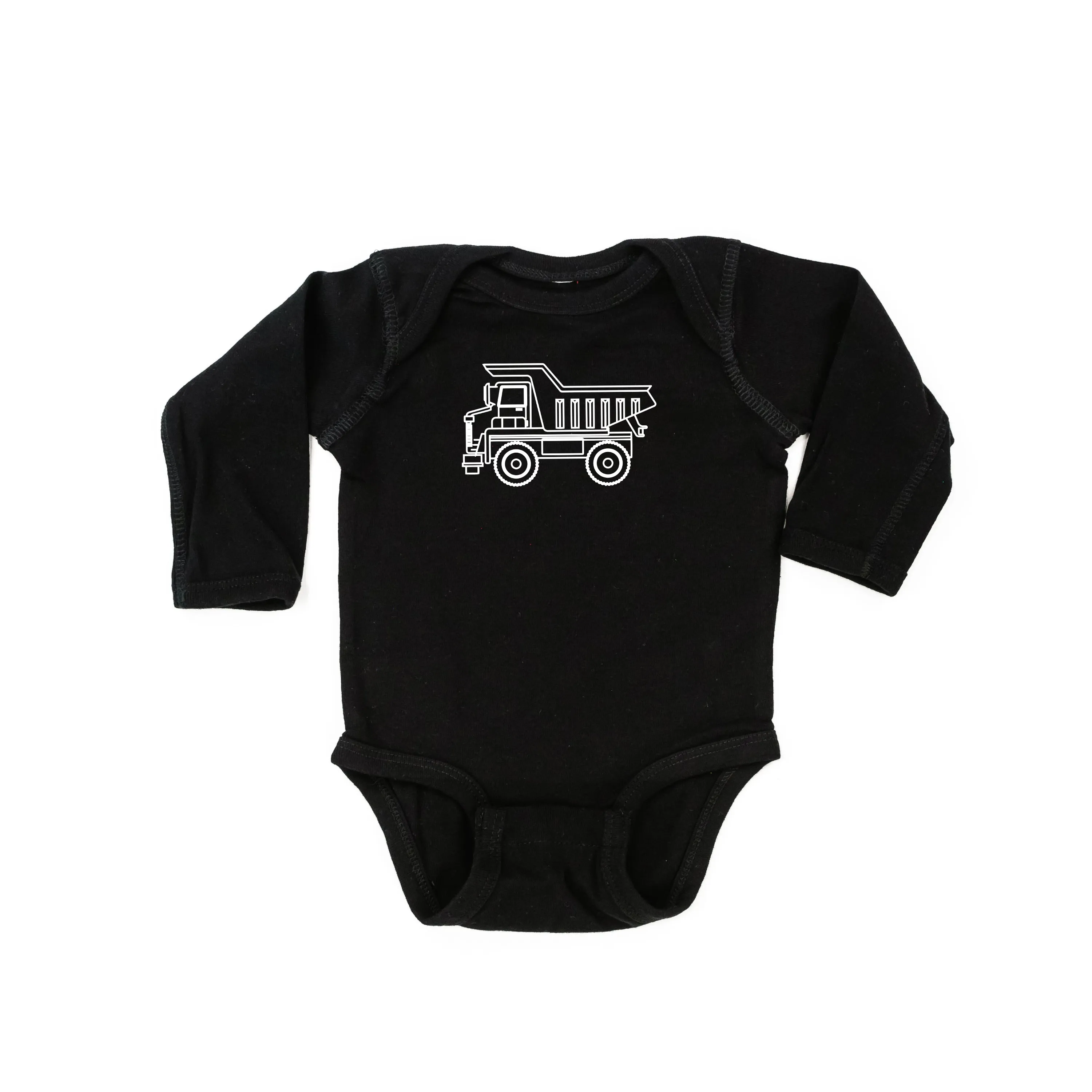 DUMP TRUCK - Minimalist Design - Long Sleeve Child Shirt