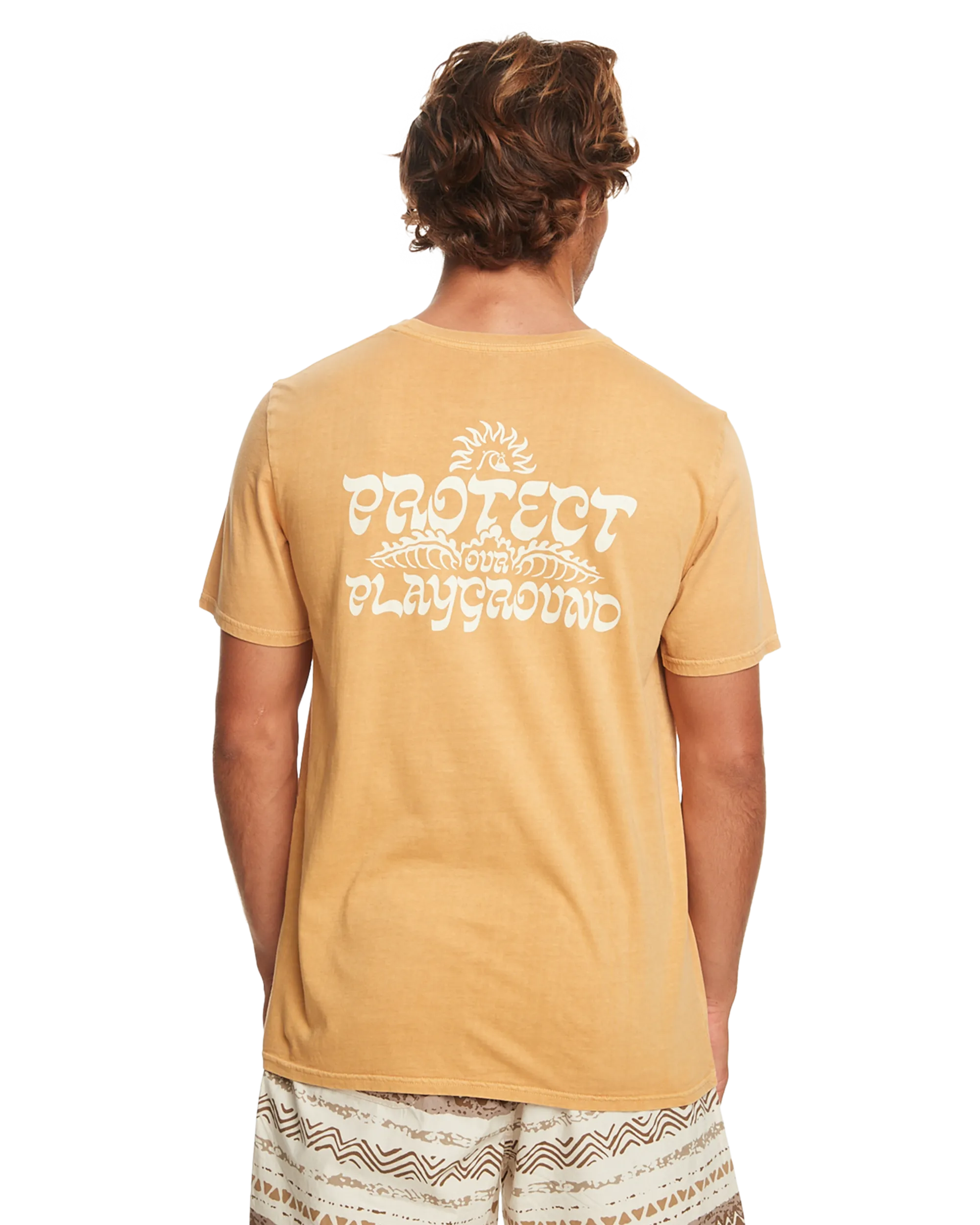 Earthy Type T-Shirt in Mustard