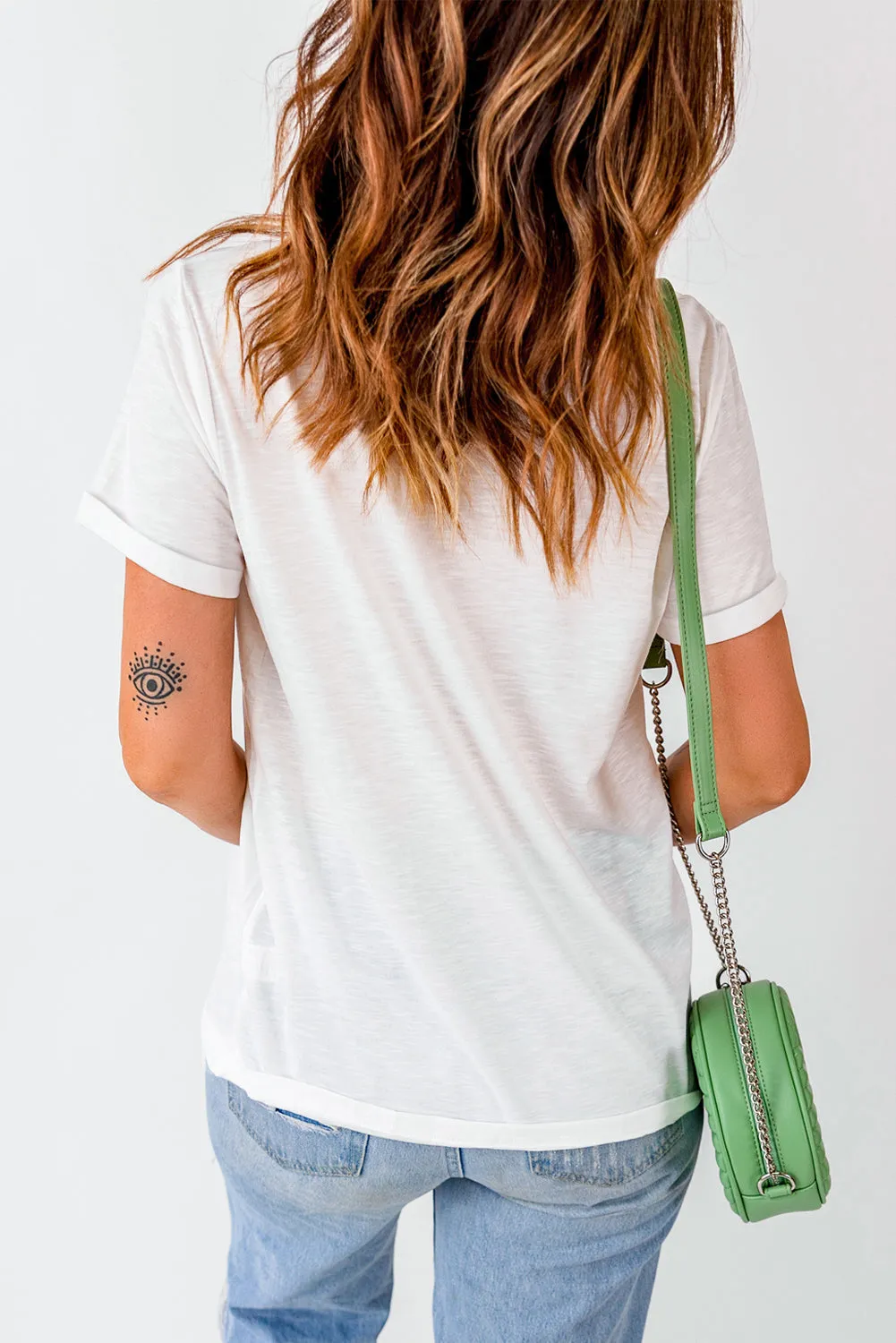 Floral Flag Graphic Tee