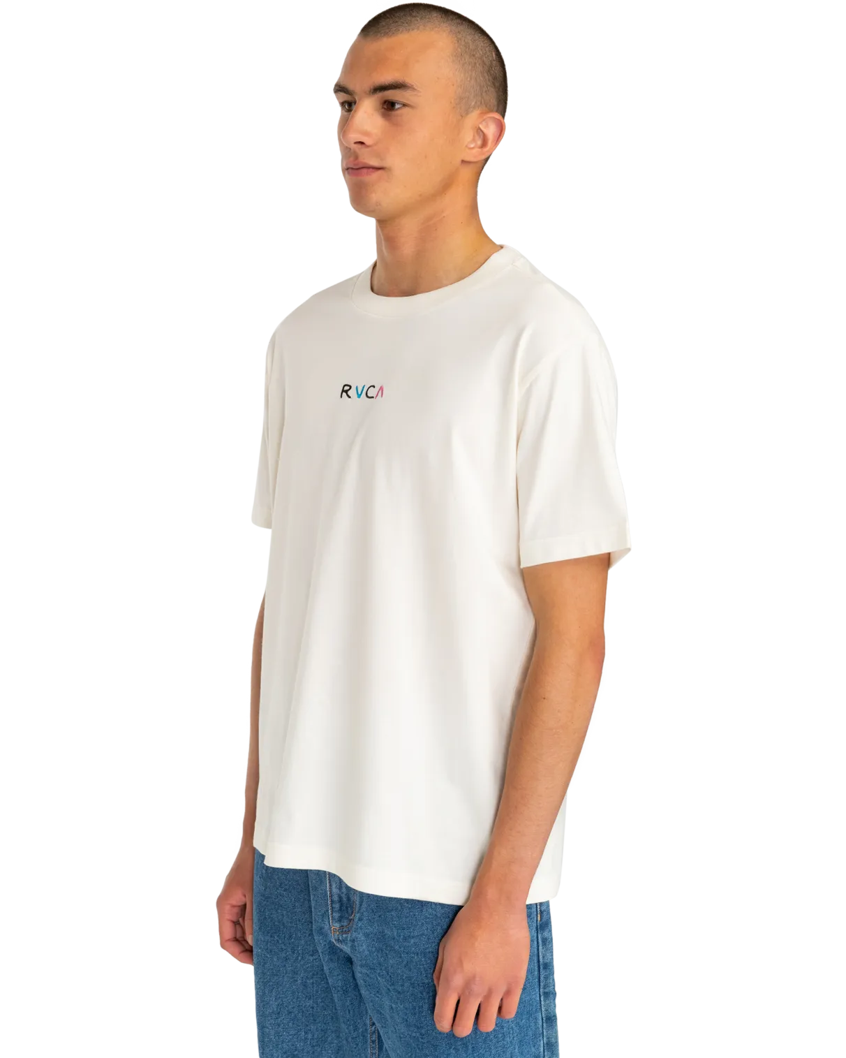 Flower Skull T-Shirt in Antique white