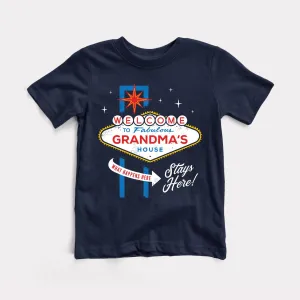 Grandma's Vegas Sign Toddler Tee