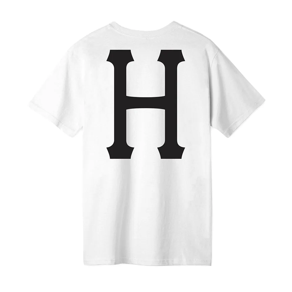 HUF ESSENTIALS CLASSIC H S/S TEE // WHITE