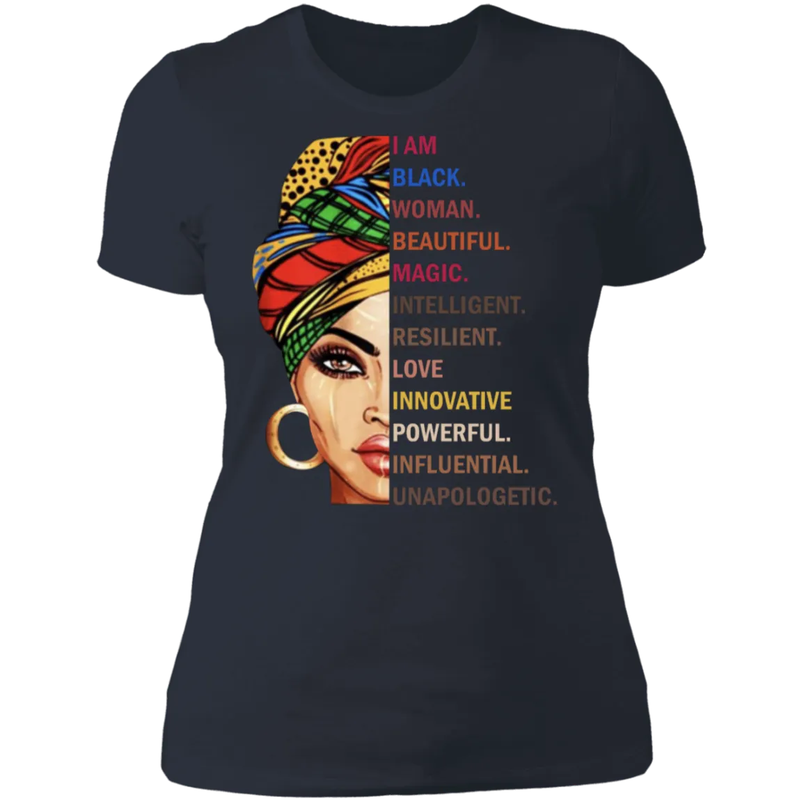 I Am A Black Woman - - Boyfriend T-Shirt