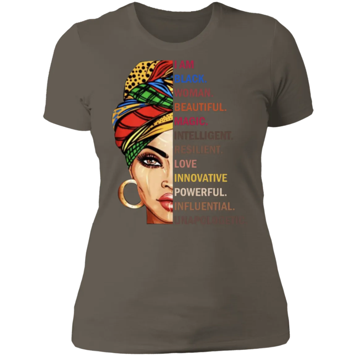 I Am A Black Woman - - Boyfriend T-Shirt
