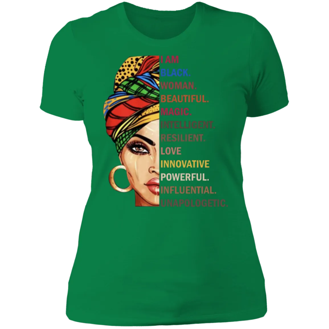 I Am A Black Woman - - Boyfriend T-Shirt