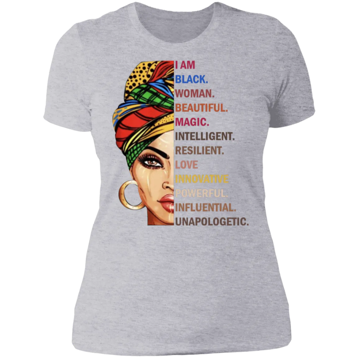 I Am A Black Woman - - Boyfriend T-Shirt