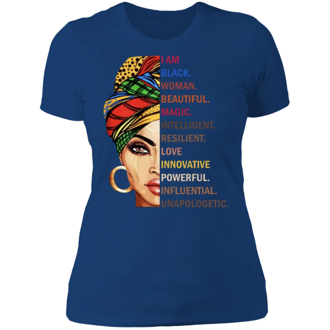 I Am A Black Woman - - Boyfriend T-Shirt