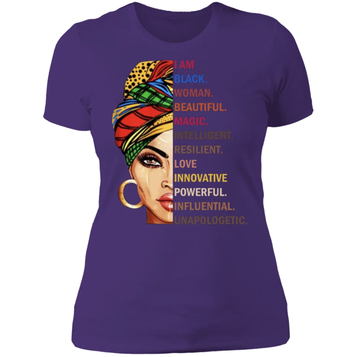 I Am A Black Woman - - Boyfriend T-Shirt