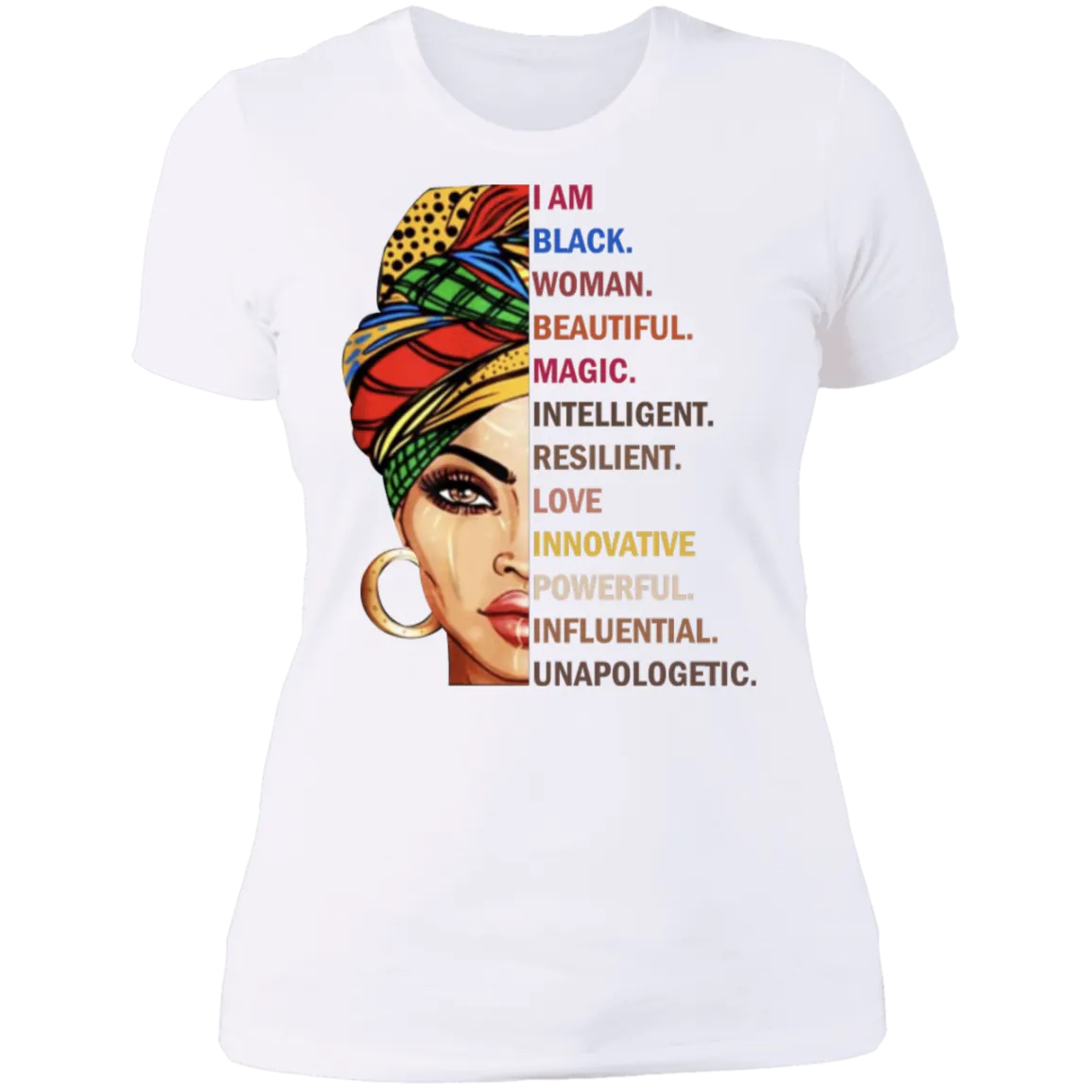 I Am A Black Woman - - Boyfriend T-Shirt