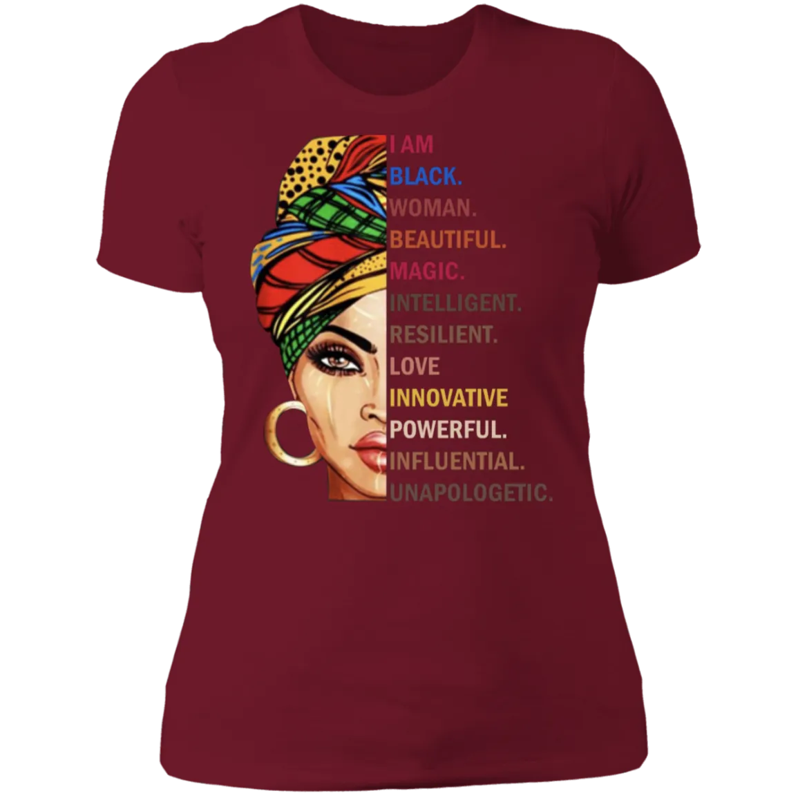 I Am A Black Woman - - Boyfriend T-Shirt