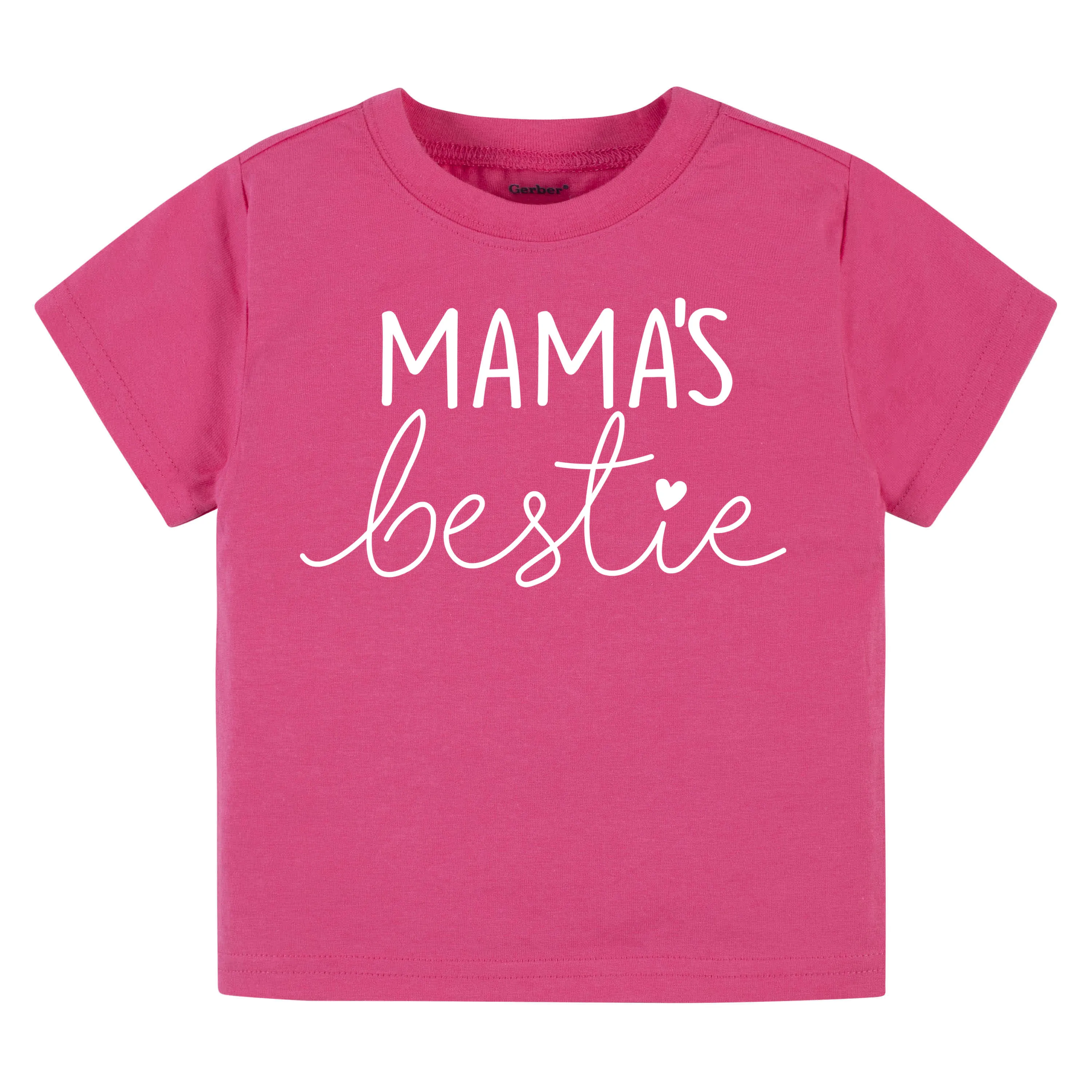 Infant & Toddler Girls "Mama's Bestie" Short Sleeve Tee