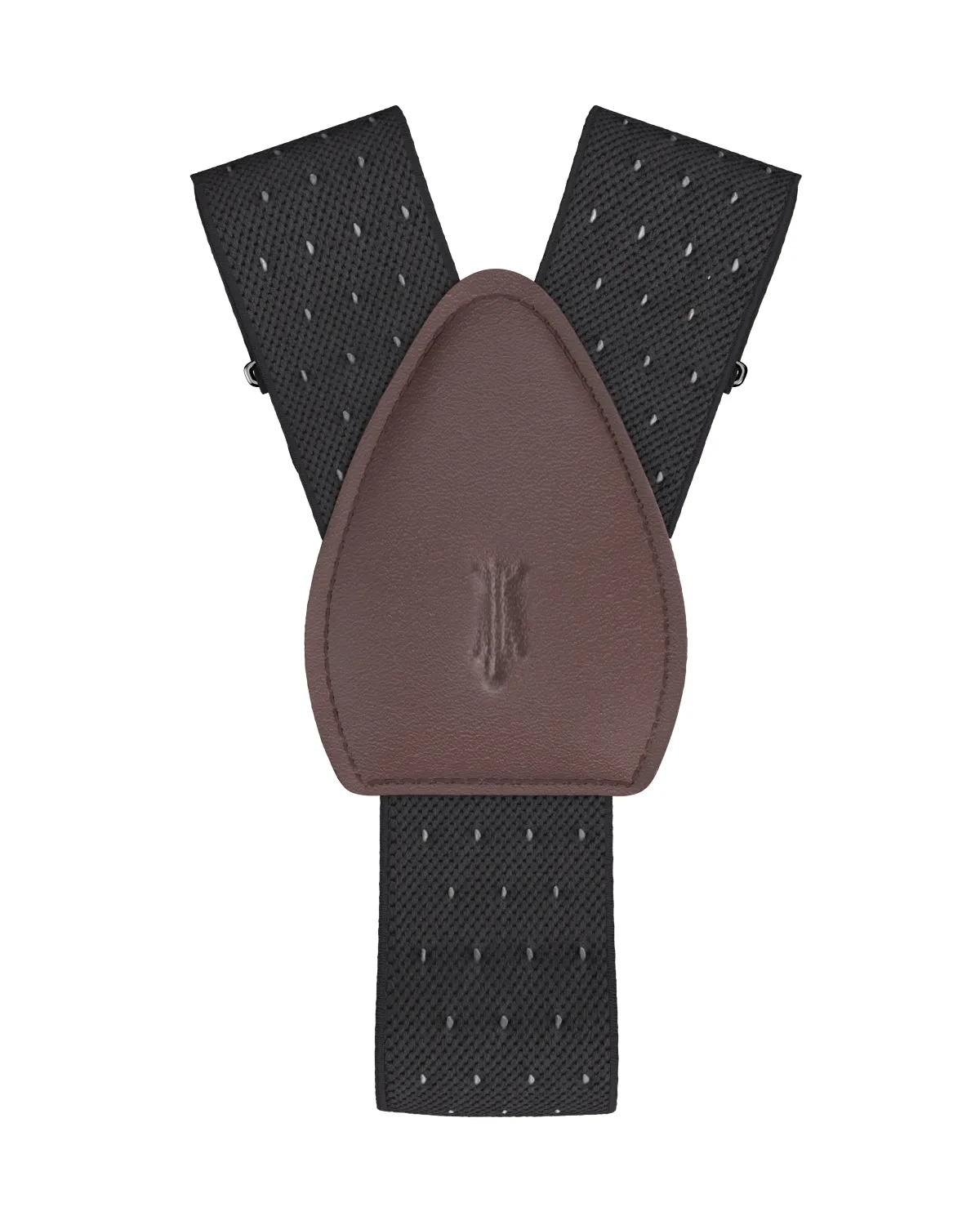 Jackson Dot Black White Shirttail Garters