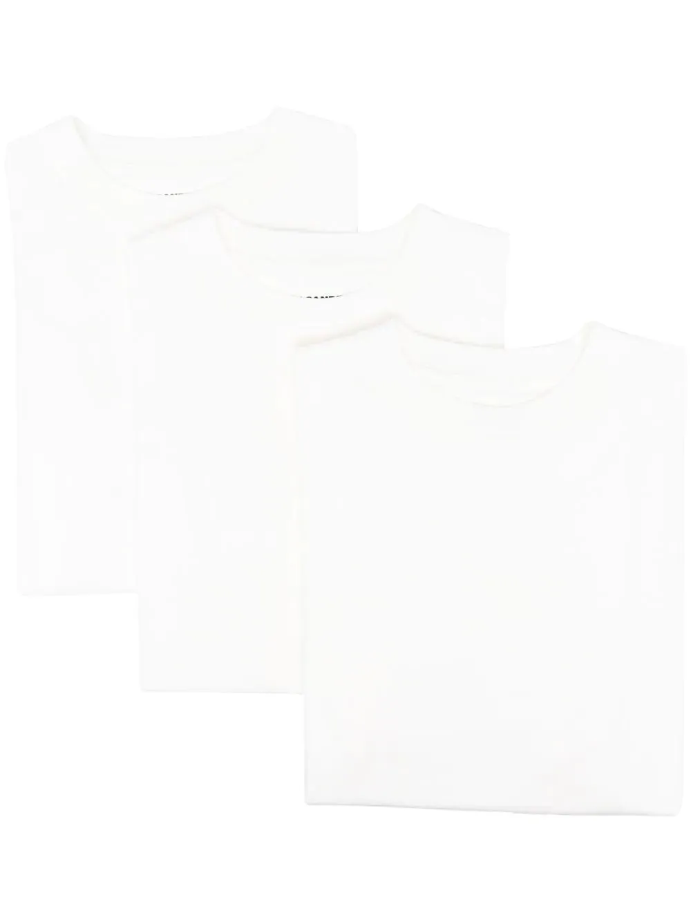 JIL SANDER - Logo Print 3 Pack T-shirt White