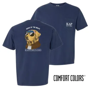 KDR Comfort Colors Short Sleeve Navy Patriot Retriever Tee