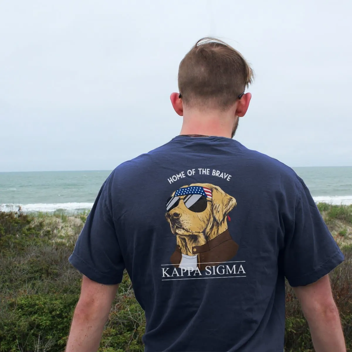 KDR Comfort Colors Short Sleeve Navy Patriot Retriever Tee