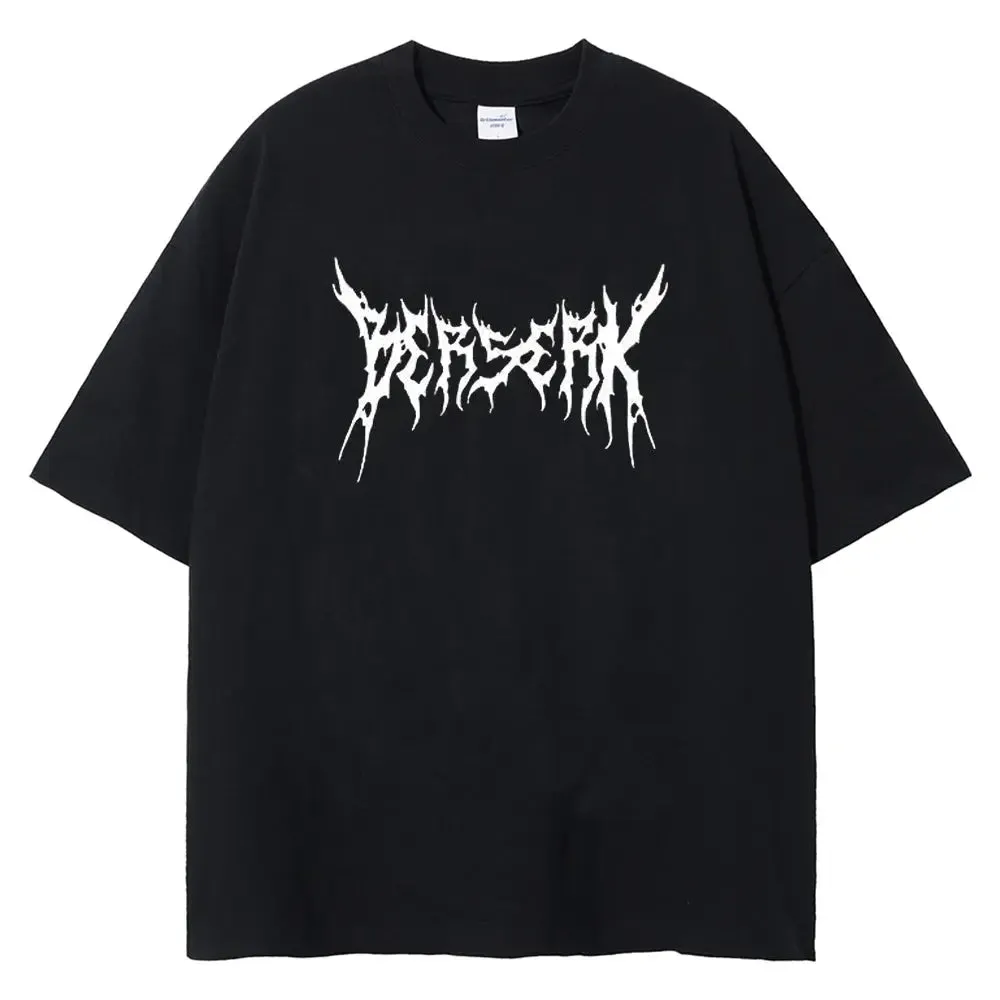 [KUJO] "Berserk" Vintage Oversized T Shirt