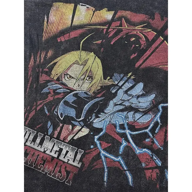 [KUJO] "Elric" Vintage Oversized T Shirt