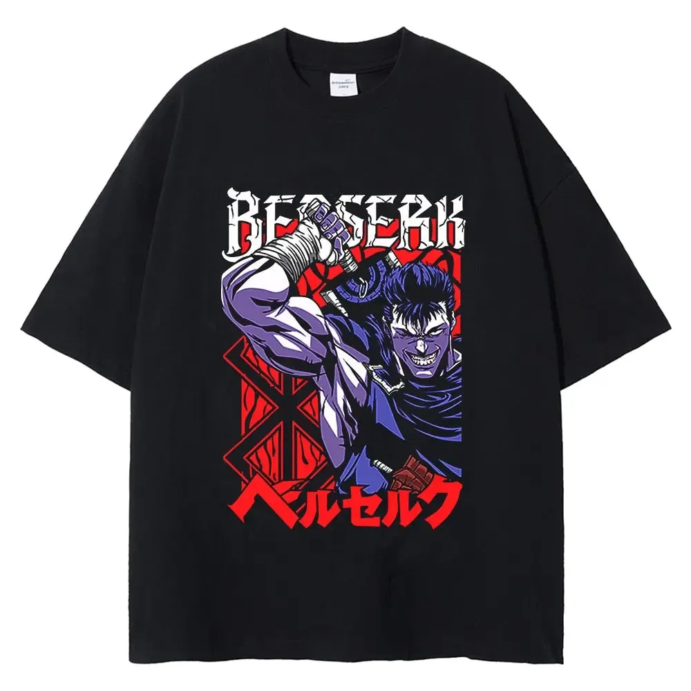 [KUJO] "Guts V9" Vintage Oversized T Shirt