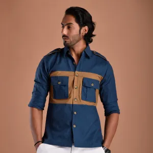 Lapis Blue Hunt in Style Shirt