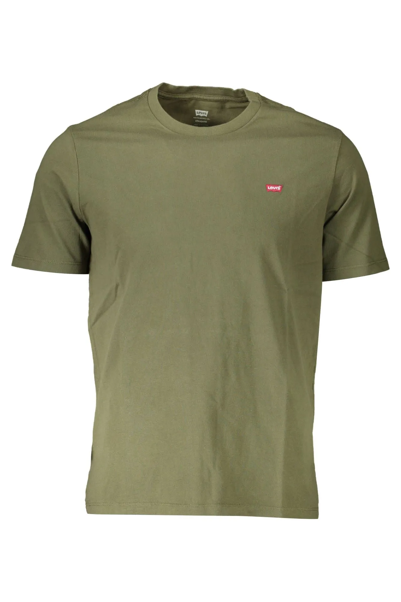 Levi's Green Cotton Men T-Shirt