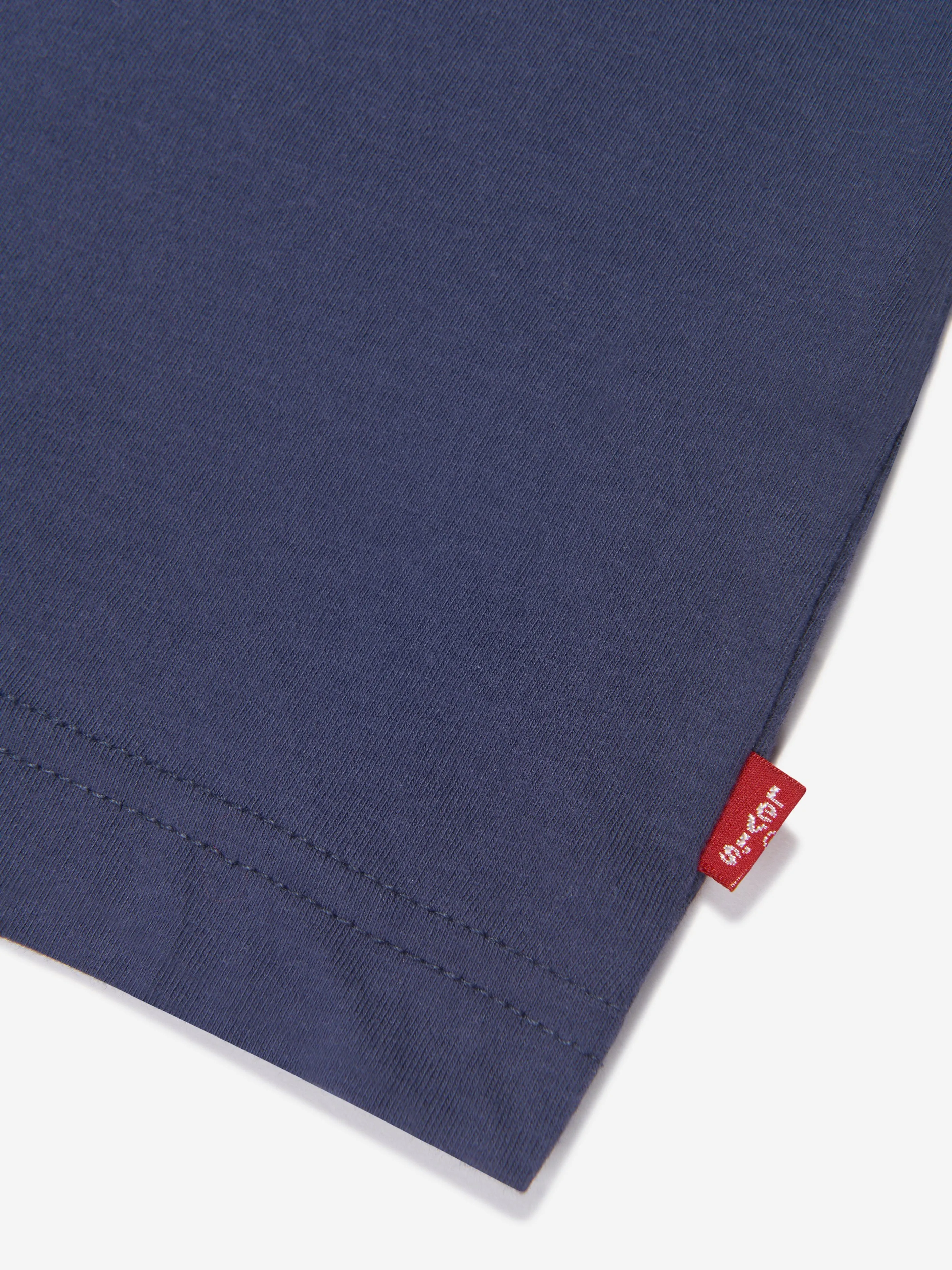 Levi's Wear Boys Layered Poster Logo T-Shirt in Blue