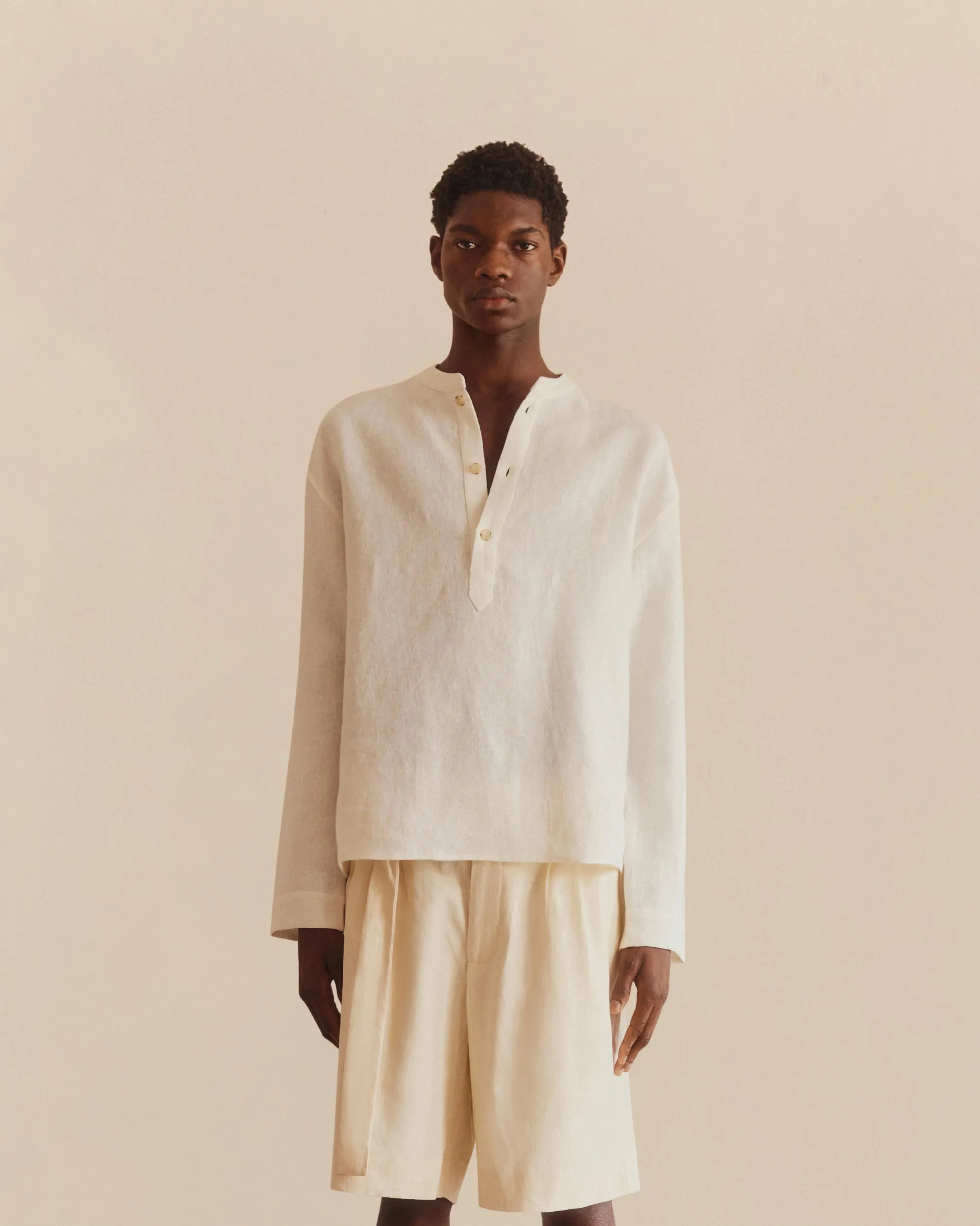 Linen Popover Shirt