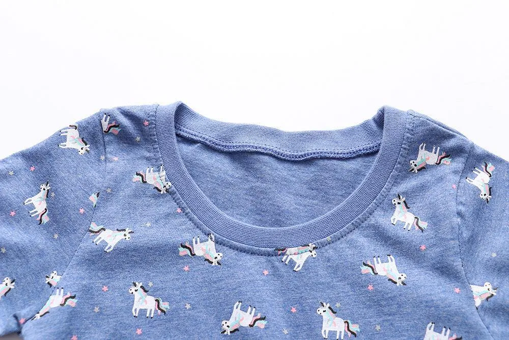 LITTLE UNICORNS PRINTED COTTON T-SHIRT