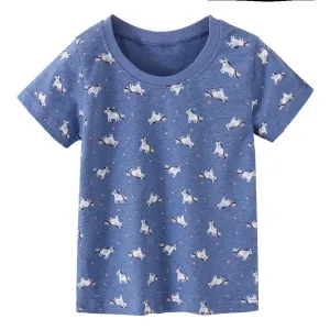 LITTLE UNICORNS PRINTED COTTON T-SHIRT