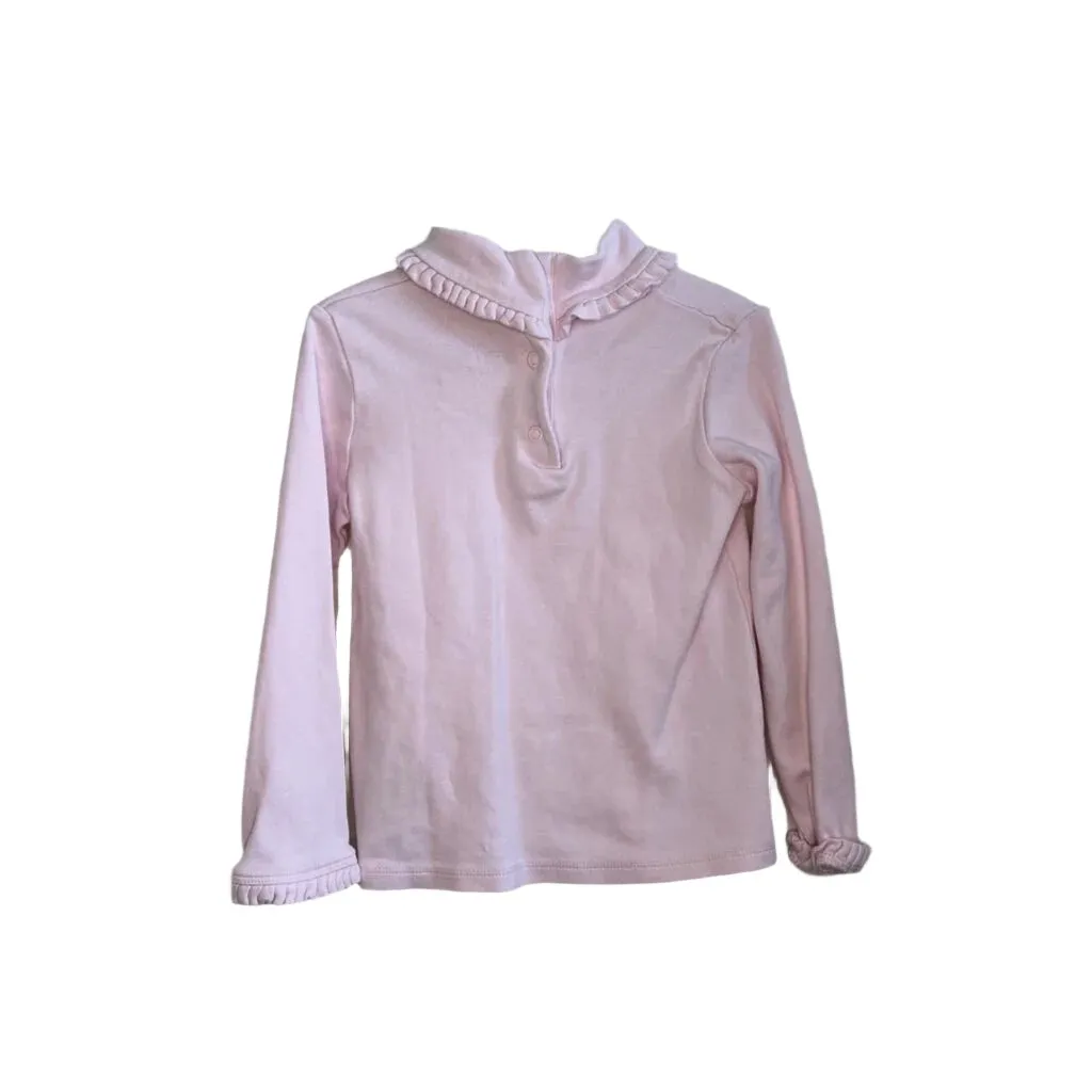 LS Ribbed Top / Ruffle Cuffs