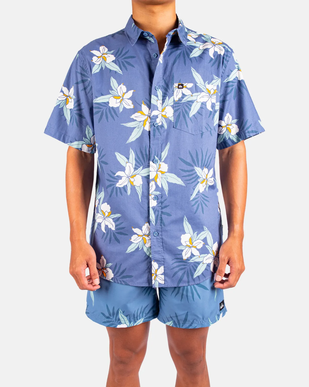 Mens Apero Classic Floral Short Sleeve Shirt
